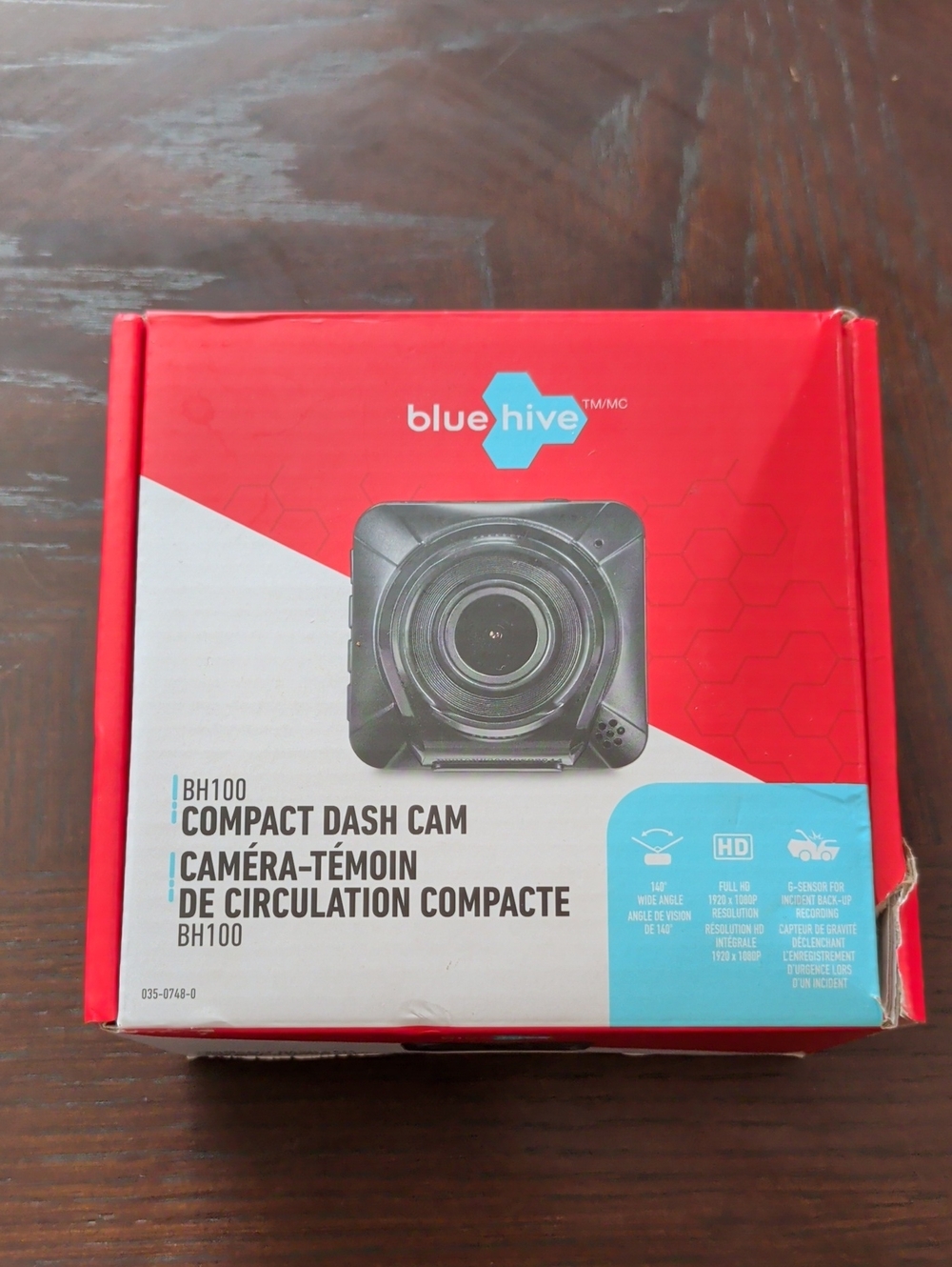 Blue Hive BH100 Compact Dash Cam - Red
